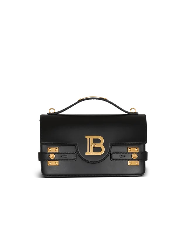 Balmain Sac B Buzz 24 en cuir lisse