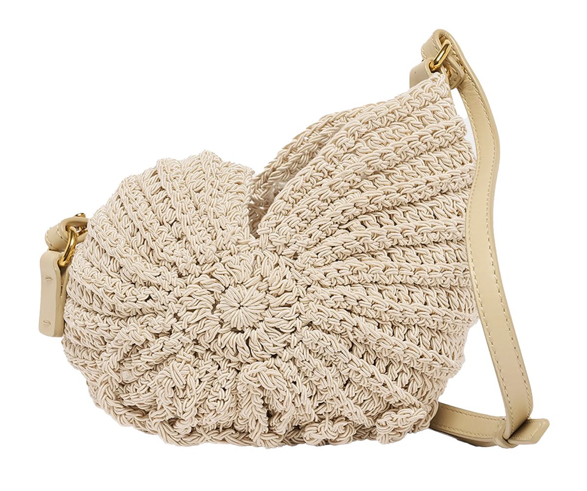 Chloe Sea Treasures Woven Shell Crossbody Bag