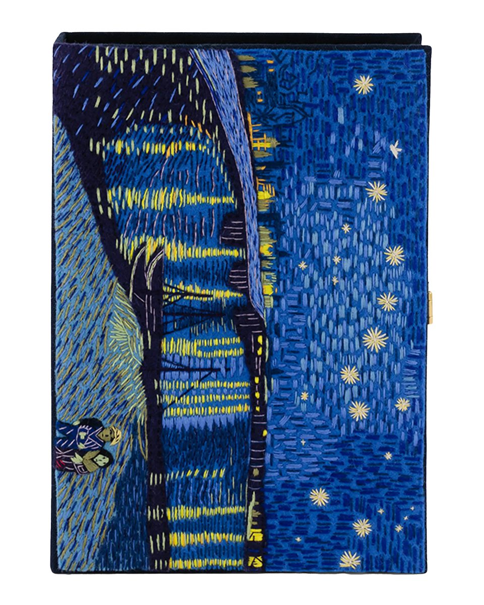 Olympia Le Tan Vincent van Gogh s The Starry Night Book Clutch Bag