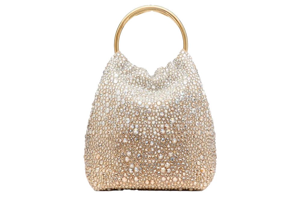 Valentino Crystal Bucket Bag