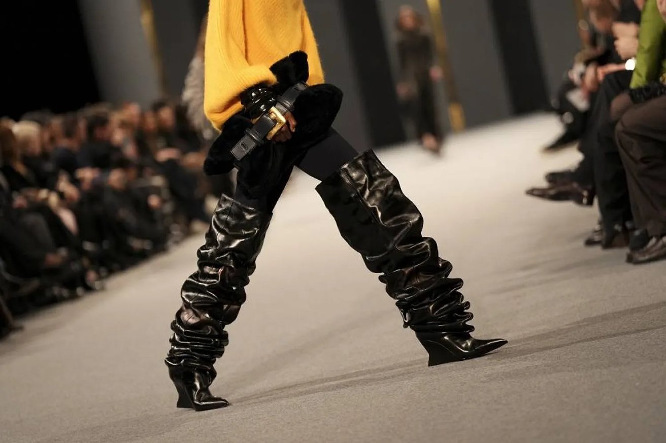 defilé balmain automne hiver 2025