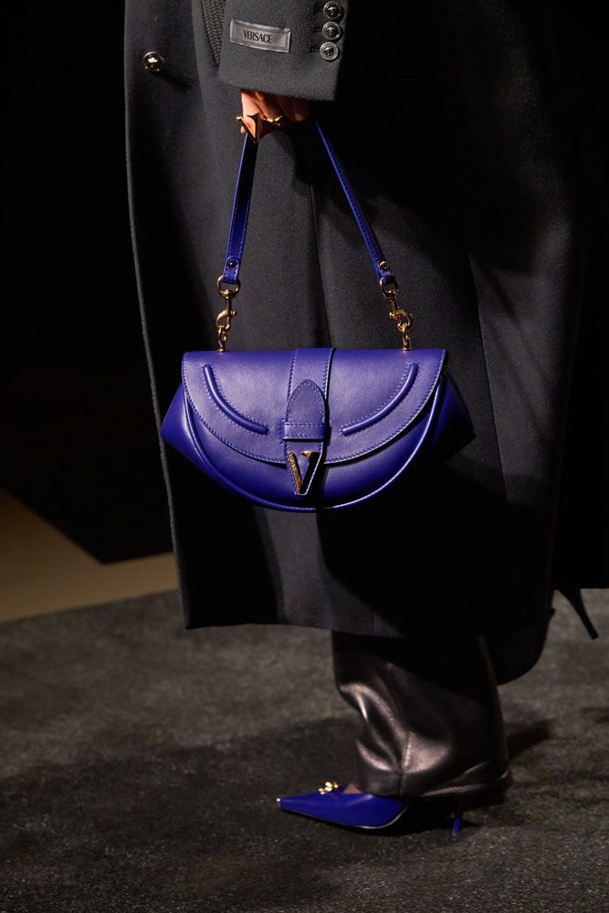 sac Versace Virtus Bag blue FW25