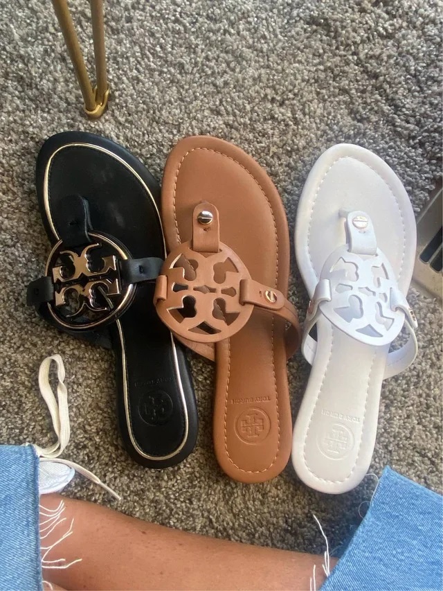 sandales en cuir miller tory burch